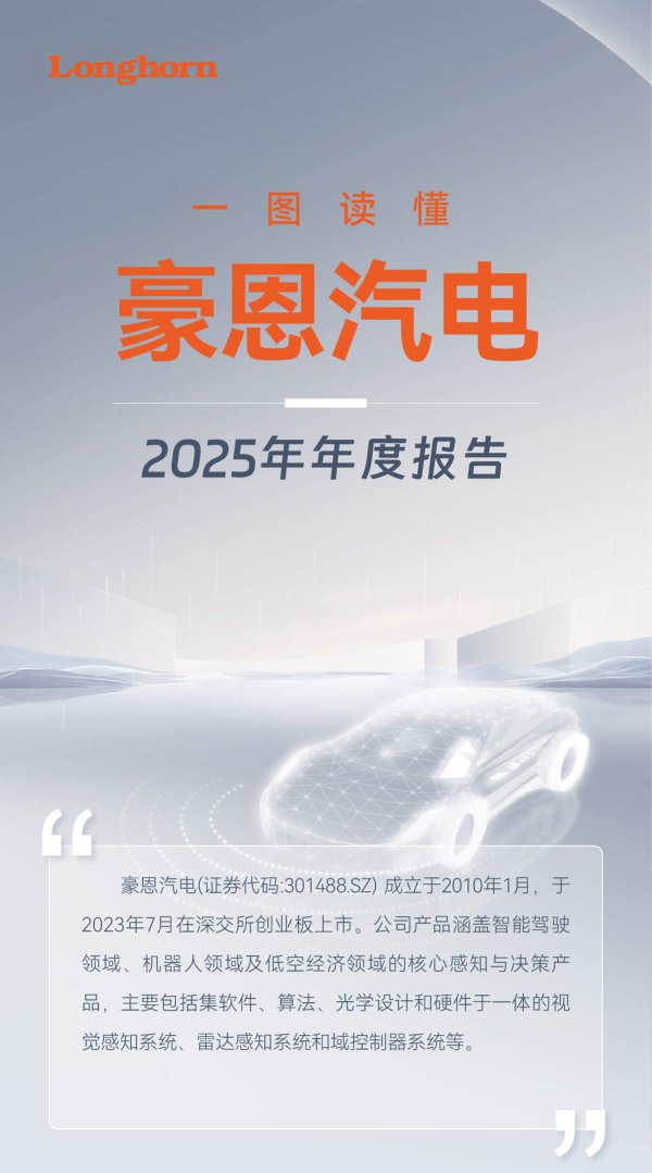 一图读懂豪恩汽电2025年年度报告